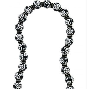 Angela Moore Camellia Swarovski necklace